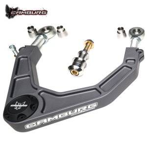 Ford Raptor Suspension Control Arm Kit - Camburg - KINETIK V2 Performance Billet Uniball - Gun Metal Gray - `17-`23