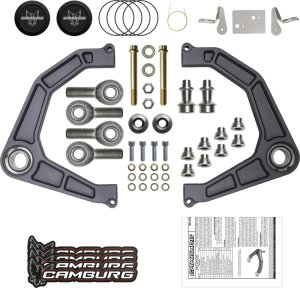 Ford Raptor Suspension Control Arm Kit - Camburg - KINETIK V2 Performance Billet Uniball - Gun Metal Gray - `17-`23