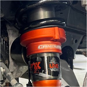 Ford Raptor Suspension Lift Kit - Front - Camburg - 1-inch Front Spring Preload Spacer - Fox Orange - `21-`24 Ford Raptor Suspension Lift Kit - Front - Camburg - 1-inch Front Spring Preload Spacer - Fox Orange - `21-`24