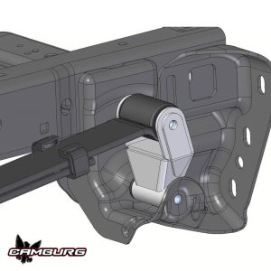 Ford F-150 Leaf Spring Shackle Kit - Camburg - Stock Length TIG 4130 - Textured Gray - `04-`14 Ford F-150 Leaf Spring Shackle Kit - Camburg - Stock Length TIG 4130 - Textured Gray - `04-`14