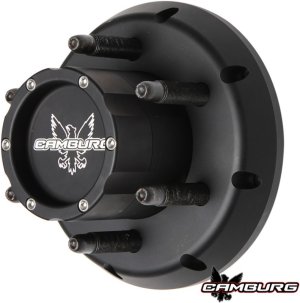 GMC 1500 Hub Upgrade Kit - Front - Camburg - Race Series 14mm studs - Matte Black - `99-`18 GMC 1500 Hub Upgrade Kit - Front - Camburg - Race Series 14mm studs - Matte Black - `99-`18