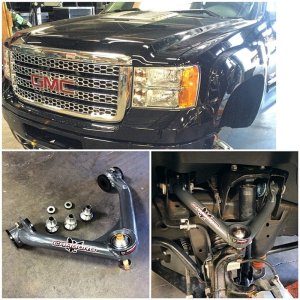 GMC 3500 HD Suspension Control Arm Kit - Camburg - 1.25in Performance Uniball - `11-`19