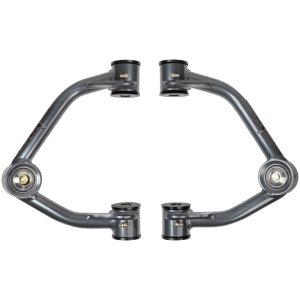 Chevrolet Colorado Suspension Control Arm Kit - Camburg - 1.25in Performance Uniball Upper Arms - Steel gray - `15-`22