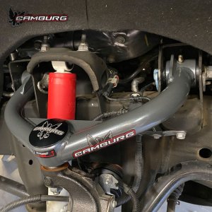 Chevrolet 3500 HD Suspension Arms - Camburg - 1.25in Performance Uniball Upper Arms (w/ covers) - `20-`23