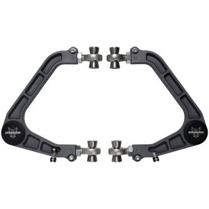 Chevrolet 1500 Suspension Control Arm Kit - Camburg - KINETIK V2 Performance Billet Uniball - Gun Metal Gray - `19-`23