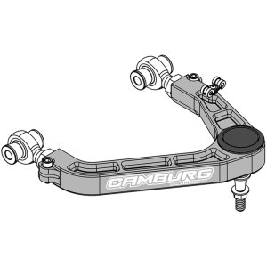 GMC 1500 Suspension Control Arm Kit - Camburg - KINETIK V2 Performance Billet Uniball - Gun Metal Gray - `19-`23