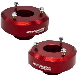 Chevrolet Silverado 1500 Coil Spring Spacer Kit - Front - Camburg - Dominator Preload System - Red - `19-`24