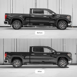 Chevrolet Silverado 1500 Coil Spring Spacer Kit - Front - Camburg - Dominator Preload System - Red - `19-`24