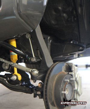 Toyota Tacoma Performance Spindle Kit - Front - Camburg - CNC Machined 4 in Lift 3/4 in wider per side - Powder-coated finish - `05-`23