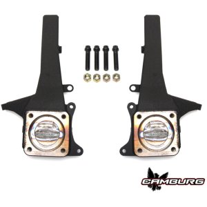Toyota Tacoma Performance Spindle Kit - Front - Camburg - CNC Machined 4 in Lift 3/4 in wider per side - Powder-coated finish - `05-`23
