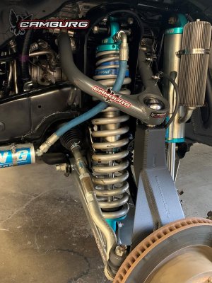 Toyota Tundra Spindle Kit - Camburg - Performance Spindle - Textured Black - `07-`21