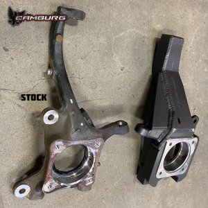 Toyota Tundra Spindle Kit - Camburg - Performance Spindle - Textured Black - `07-`21