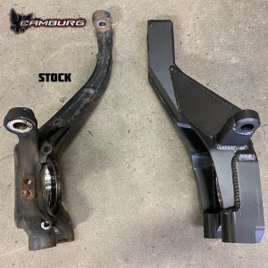 Toyota Tundra Spindle Kit - Camburg - Performance Spindle - Textured Black - `07-`21