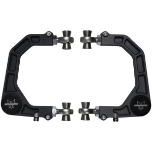 Toyota Tacoma Suspension Control Arm Kit - Front - Camburg - KINETIK V2 Billet Uniball - Gun Metal Gray - `05-`23