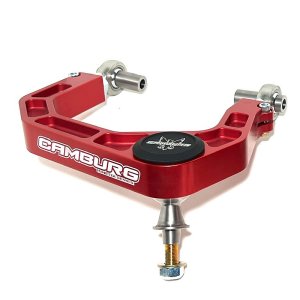 Toyota Tundra Suspension Control Arm Kit - Camburg - KINETIK V2 Performance Billet Uniball Upper Arms - Red - `07-`21