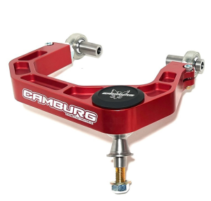 Toyota Tundra Suspension Control Arm Kit - Camburg - KINETIK V2 Performance Billet Uniball Upper Arms - Red - `07-`21