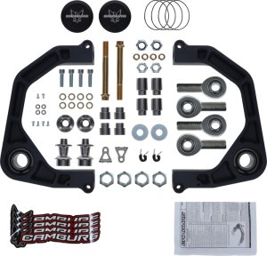 Lexus LX600 Suspension Control Arm Kit - Camburg - KINETIK V2 Performance Billet Uniball - Gun Metal Gray - `22-`23