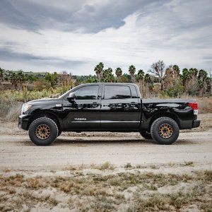 Toyota Tundra Coil Spring Spacer Kit - Front - Camburg - Dominator Preload System - Red - `07-`21