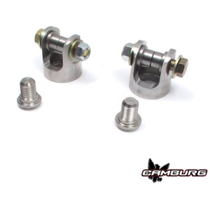 Toyota Tacoma Steering Clevis Kit - Camburg - Includes CNC machined clevis and bolts, 17-4 H1150 stainless steel, for 3/4