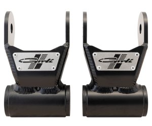 Ford F250 Sway Bar Drop Brackets - Carli - Fabricated - Black - `05-`23