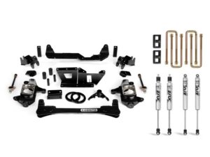 Chevrolet Silverado 2500 Suspension Lift Kit - Cognito - Standard Lift Kit w/ Fox PS 2.0 IFP Shocks - Semi-gloss Black - `01-`13