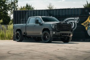 Chevrolet Silverado 2500HD Suspension Lift Kit - Front + Rear - Cognito - Ball Joint UCA + Fox PS 2.0 IFP - Semi-gloss black - `20-`24