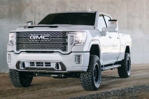 Chevrolet Silverado 2500 Suspension Lift Kit - Cognito - 4in Perf Lift Kit w/ Fox PSRR 2.0 Shocks - Semi-Gloss Black - `20-`24