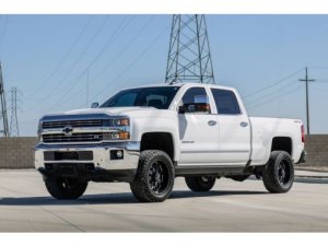Chevrolet Silverado 3500 Suspension Lift Kit - Cognito - 3in Perf w/ Fox PS 2.0 IFP - semi-gloss black - `11-`19