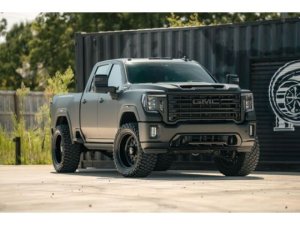 GMC Sierra 2500 HD Suspension Lift Kit - Front + Rear - Cognito - Premier Leveling Kit w/ Fox PSRR 2.0 - semi-gloss black - `20-`24