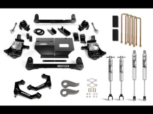 Chevrolet Silverado 2500HD Suspension Lift Kit - Cognito - 6in Std Lift Kit w/ Fox PS 2.0 IFP - Semi-gloss Black - `11-`19