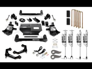 GMC Sierra 3500 Suspension Lift Kit - Cognito - 6in Perf Lift Kit w/ Fox PSRR 2.0 - Black - `11-`19