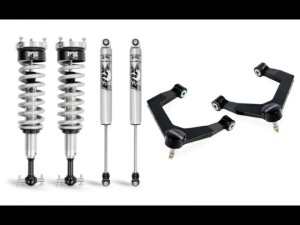 Chevrolet Silverado 1500 Suspension Lift Kit - Front - Cognito - Performance Ball Joint Leveling Kit with Fox PS Coilover 2.0 IFP - Black - `19-`24