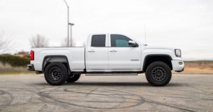 GMC Yukon Suspension Lift Kit - Front + Rear - Cognito - Cognito 3-inch Performance Leveling Kit w/ Fox 2.0 IFP - Semi-gloss Black - `07-`20