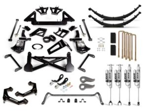 GMC Sierra 3500HD Suspension Lift Kit - Cognito - 12in Perf Lift Kit w/ Fox PSRR 2.0 - Semi-gloss black - `11-`19