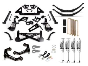 Chevrolet Silverado 2500HD Suspension Lift Kit - Cognito - 12in Performance Lift Kit with Fox 2.0 PSRR Shocks - Black - `20-`24