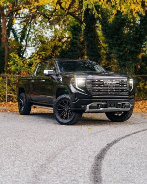 GMC Sierra 1500 Suspension Lift Kit - Front + Rear - Cognito - 3 Inch Performance Leveling Lift + Elka 2.0 IFP Shocks - Black - `19-`24