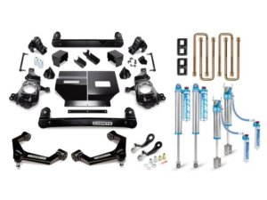 Chevrolet Silverado Suspension Lift Kit - Cognito - Elite with King 2.5 RR Shocks - semi-gloss black - `20-`24