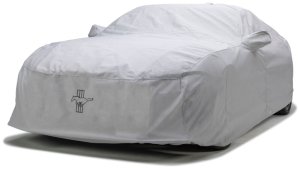 Ford Mustang Car Cover - Covercraft - Custom 5-Layer Softback All Climate w/ Blk Mustang Logo - `05-`09