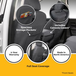 Chevrolet Silverado 2500 Seat Covers - Front - Covercraft - Carhartt Super Dux Precision Fit - `23-`24