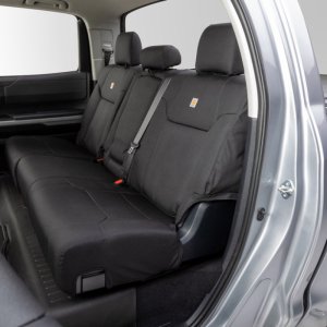 Ford F250 Seat Covers - Second Row - Covercraft - Carhartt Super Dux PrecisionFit - Black - `19-`22