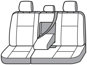 Ford F150 Seat Cover - Second Row - Covercraft - Carhartt Super Dux Precision Fit - `22-`25