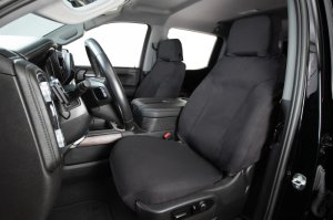 Chevrolet Colorado Seat Cover - Covercraft - SeatSaver Custom - Polycotton - Charcoal - `23-`25