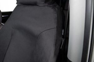 Chevrolet Colorado Seat Cover - Covercraft - SeatSaver Custom - Polycotton - Charcoal - `23-`25