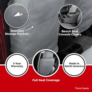 Chevrolet Colorado Seat Covers - Covercraft - SeatSaver Custom - Waterproof - Black - `23-`25