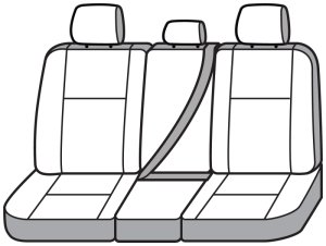 Ford Expedition Seat Covers - 2nd Row - Covercraft - Endura Waterproof SeatSaver Custom - Grey - 2024+