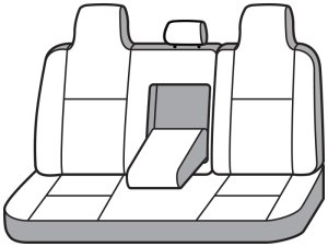 Toyota Prius Seat Cover - Second Row - Covercraft - Polycotton SeatSaver Custom - `23-`26