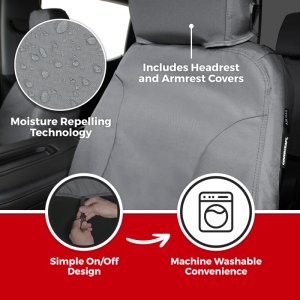 Toyota Prius Seat Covers - Second Row - Covercraft - Endura Waterproof SeatSaver - `23-`26
