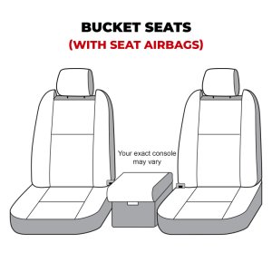 Dodge RAM 3500 Seat Cover - Front - Covercraft - Carhartt Super Dux - Gravel - `22-`24
