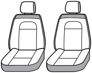 Subaru Crosstrek Seat Cover - Covercraft - Carhartt SeatSaver Custom - Gravel - `24-`25