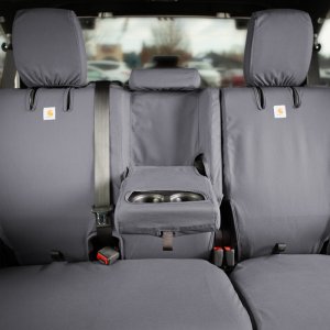Toyota Tacoma Seat Cover - Covercraft - Carhartt SeatSaver - Gravel - `24-`25
